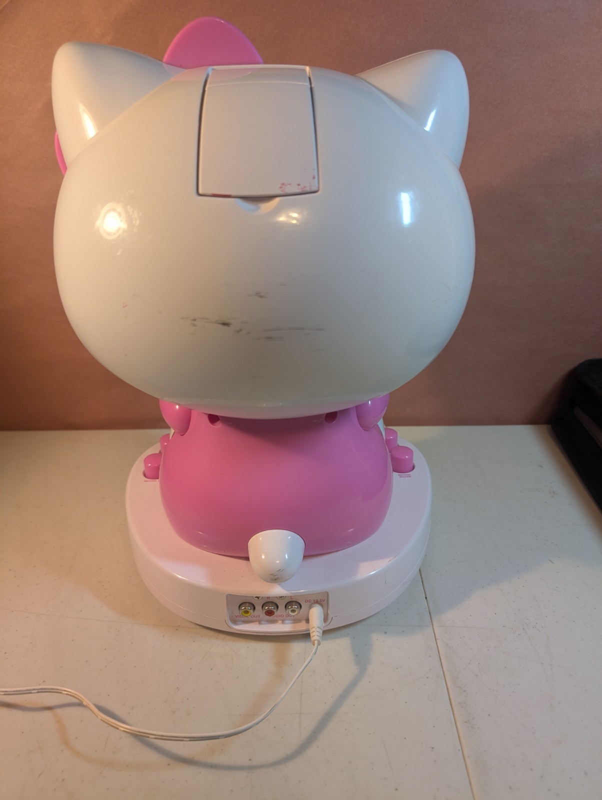Hello Kitty CD+G Karaoke System  Built in Color Video Camera Tested Works No Mic