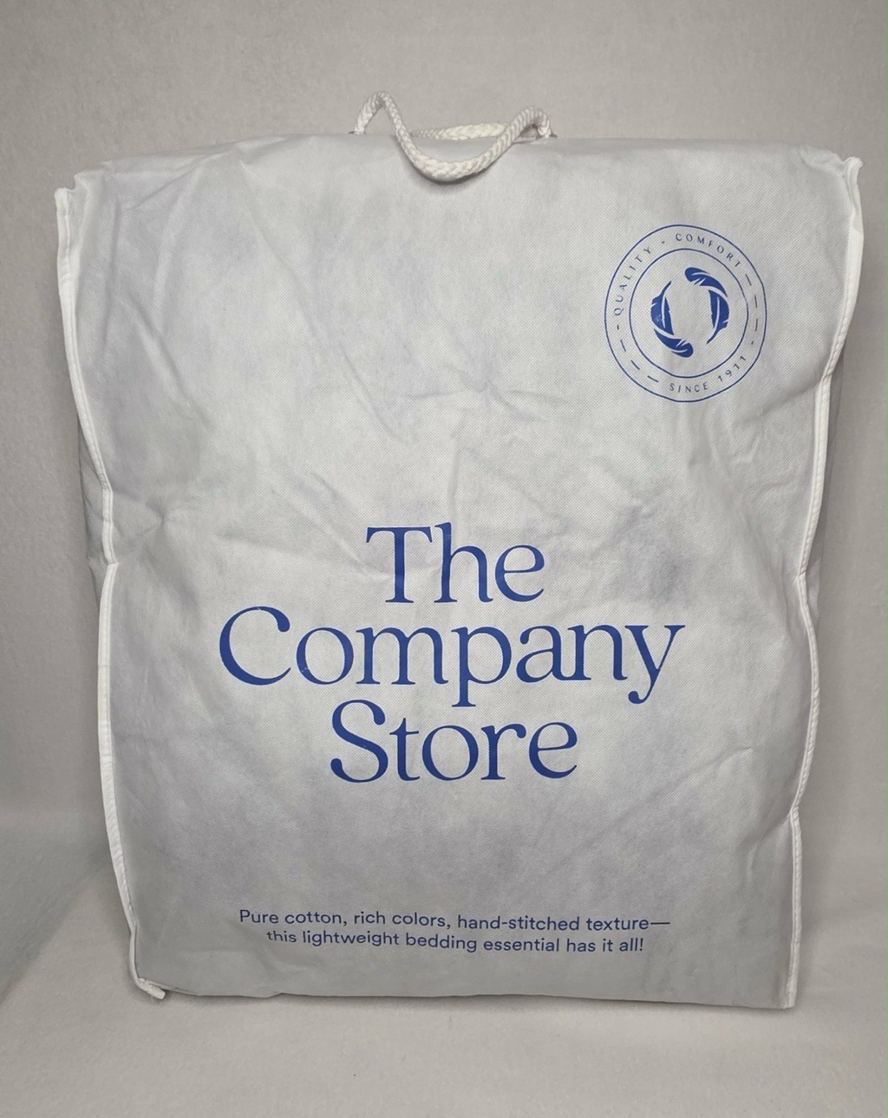 The Company Store Color Pacific Voile Quilt King 104x92in | Hand Stitched Cotton