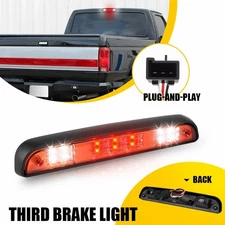 White Red LED Third Brake Tail Light Fits 1992-1997 Ford Bronco F150 F250 F350 R