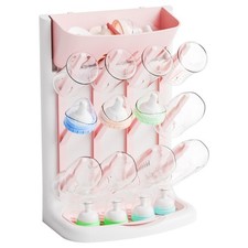 Larger Vertical Baby Bottle Drying Rack - BPA Free - Space Saving Feeding Bot...