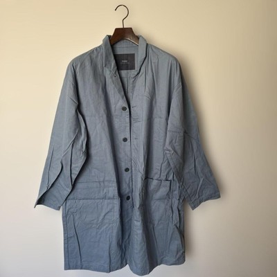FRANZ Gray Cotton Sten Coat