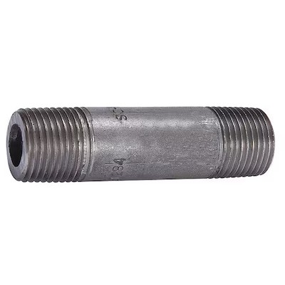 Zoro Select 82816 1-1/2'' X 12'' Black Pipe Nipple Sch 160, 82816