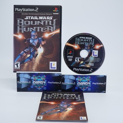 Star Wars Bounty Hunter PS2 Black Label - CIB W/ Manual - PlayStation 2