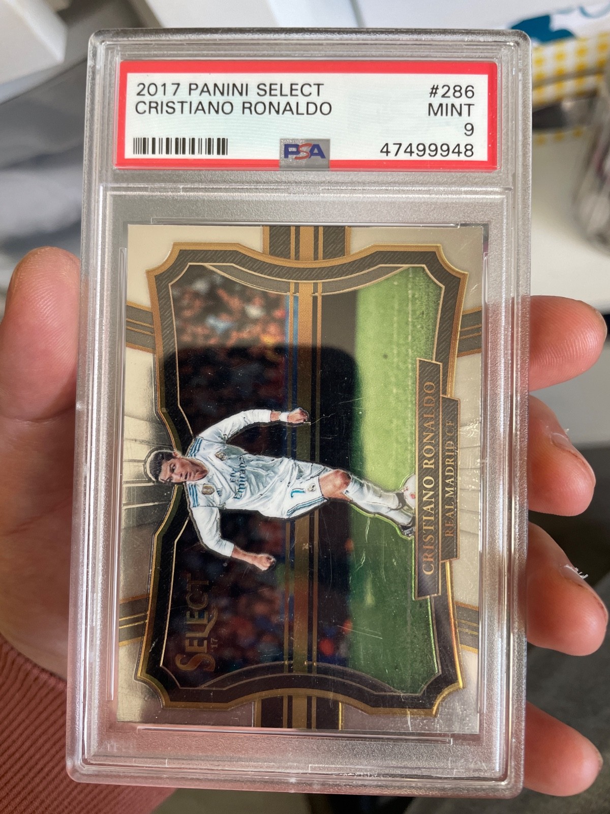 2017 PANINI SELECT #286 CRISTIANO RONALDO PSA 9