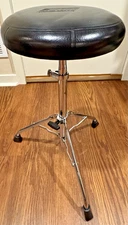 Ludwig Atlas Drum Throne - No. 1020 - Vintage Blue & Olive - Chicago USA - 1980