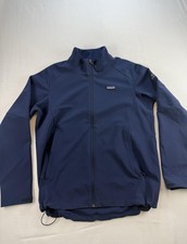 Patagonia Soft Shell Jacket Men’s Large Blue Full Zip Ten-X Commercial