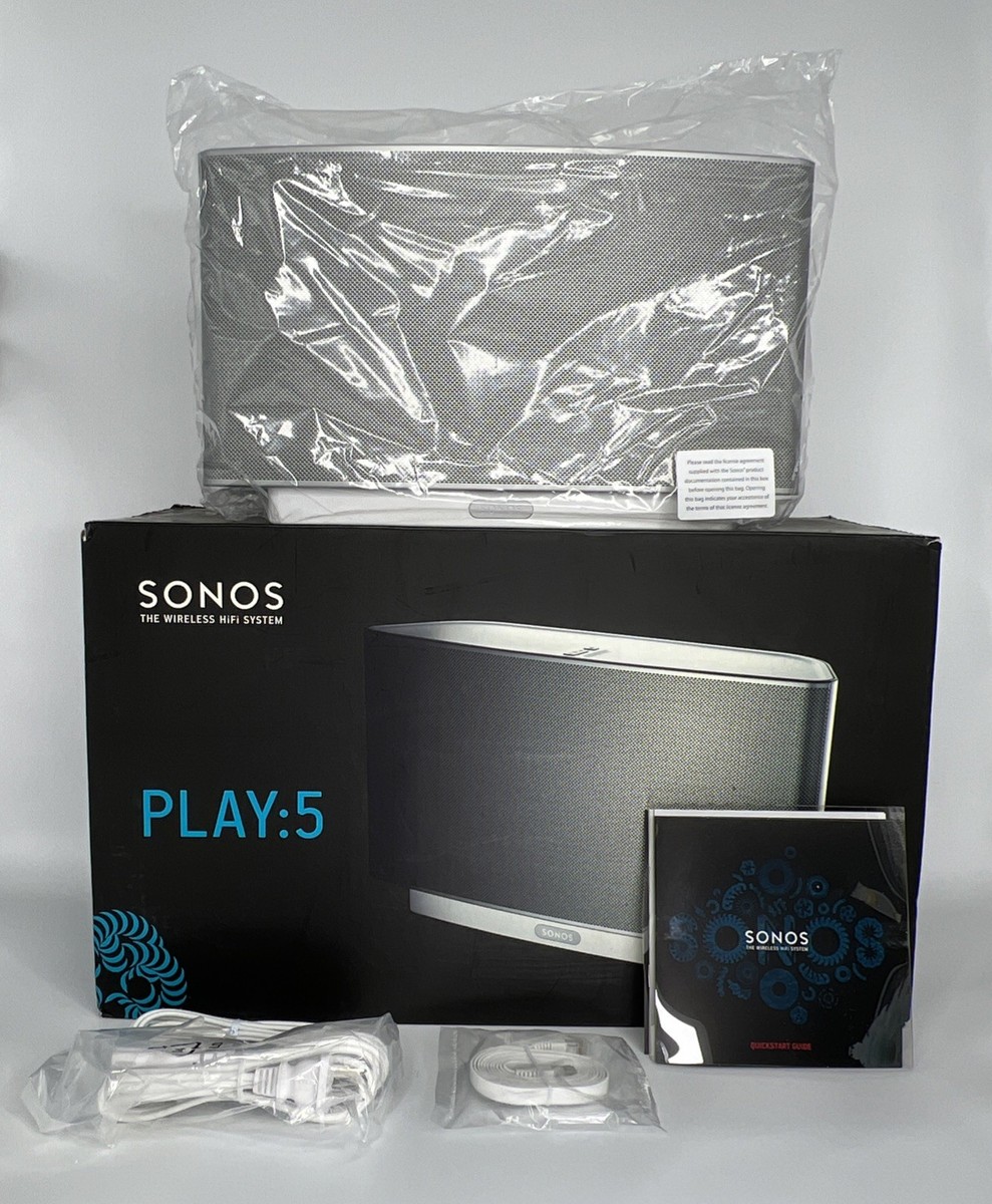 Sonos Play:5 1st Gen Wireless Music Streaming Smart Speaker White