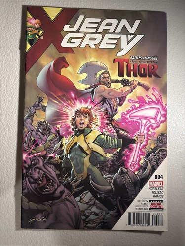 Jean Grey #4 2017 Battles Alongside The Unworthy Thor