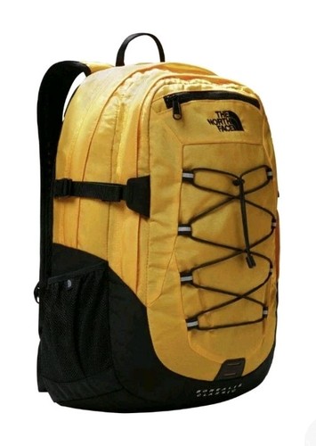Zaino classico The North Face Borealis giallo nuovo con etichette borsa escursionismo scuola outdoor - Foto 2 di 7