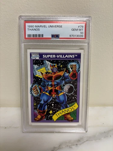 1990 Marvel Universe Thanos #79 PSA 10