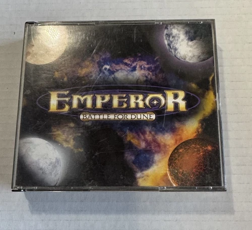 Emperor Battle for Dune PC CD-ROM Game 4 Disc Set w/ Serial Number 2001