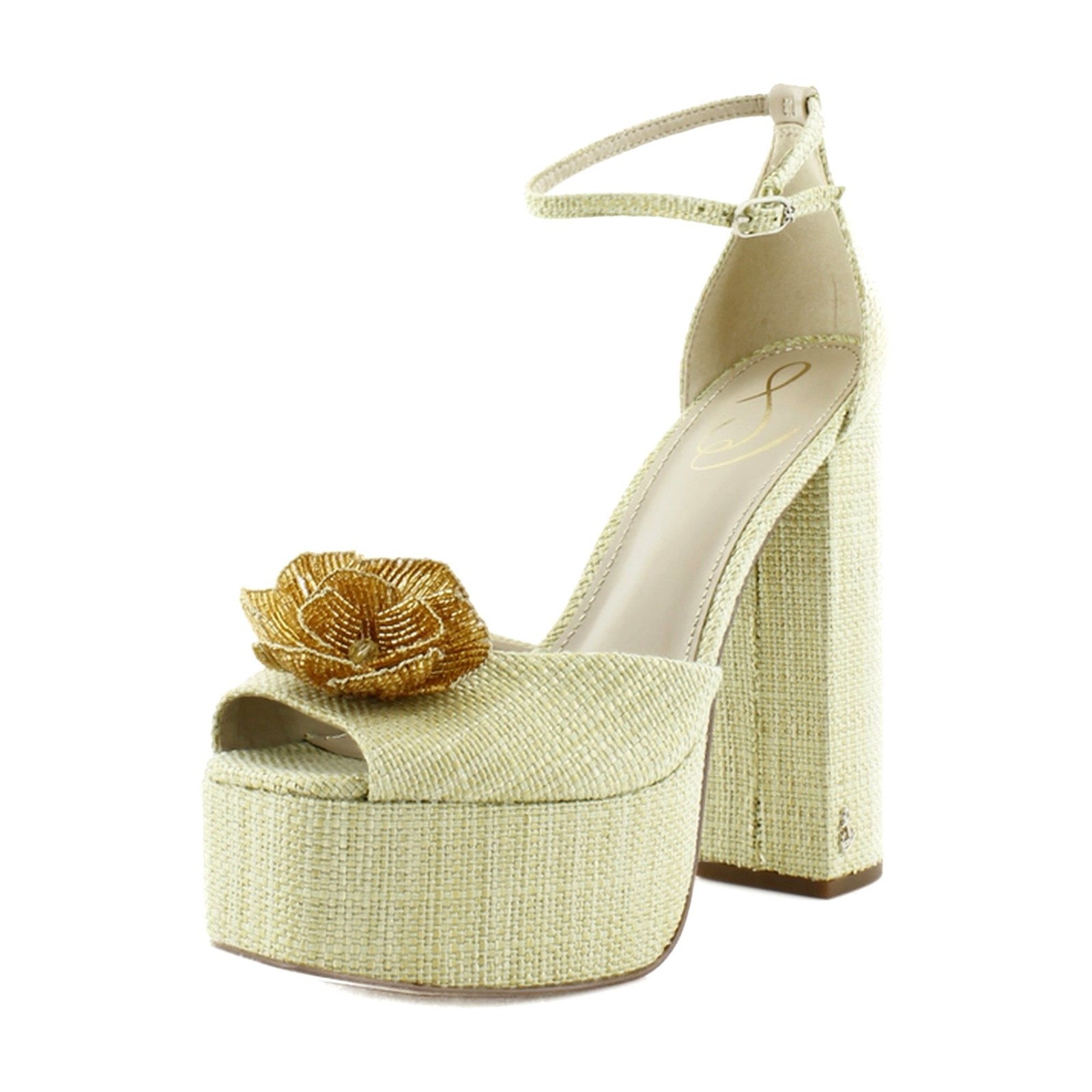 Женские босоножки Sam Edelman Kori бежевого цвета размер 9 М 10390₽