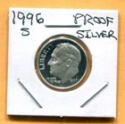 Gem 1996-S Proof Cameo Silver Roosevelt Dime - Free Shipping