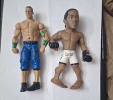 WWE John Cena and UFC Wild Wing Lot of 2 Action Figures 7 inches Wrestling