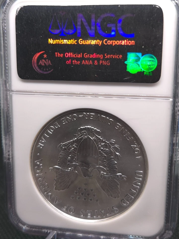 2005 American Silver Eagle – NGC MS69–Legacy BU with Rising Market Appeal - Image 2 of 4