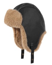 Winter Faux Fur Trapper Hat with Russian Aviator Ear Flaps for Men and Women