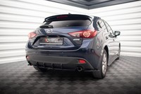 Heckansatz Diffusor Passend FüR Mazda 3 Mk3 Schwarz Matt