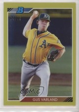 2020 Bowman Heritage Chrome Prospects Yellow Refractor 65/75 Gus Varland 2gv