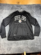 New Era Team Apparel Pittsburgh Steelers Hoodie Mens 2xl Black Combine Training