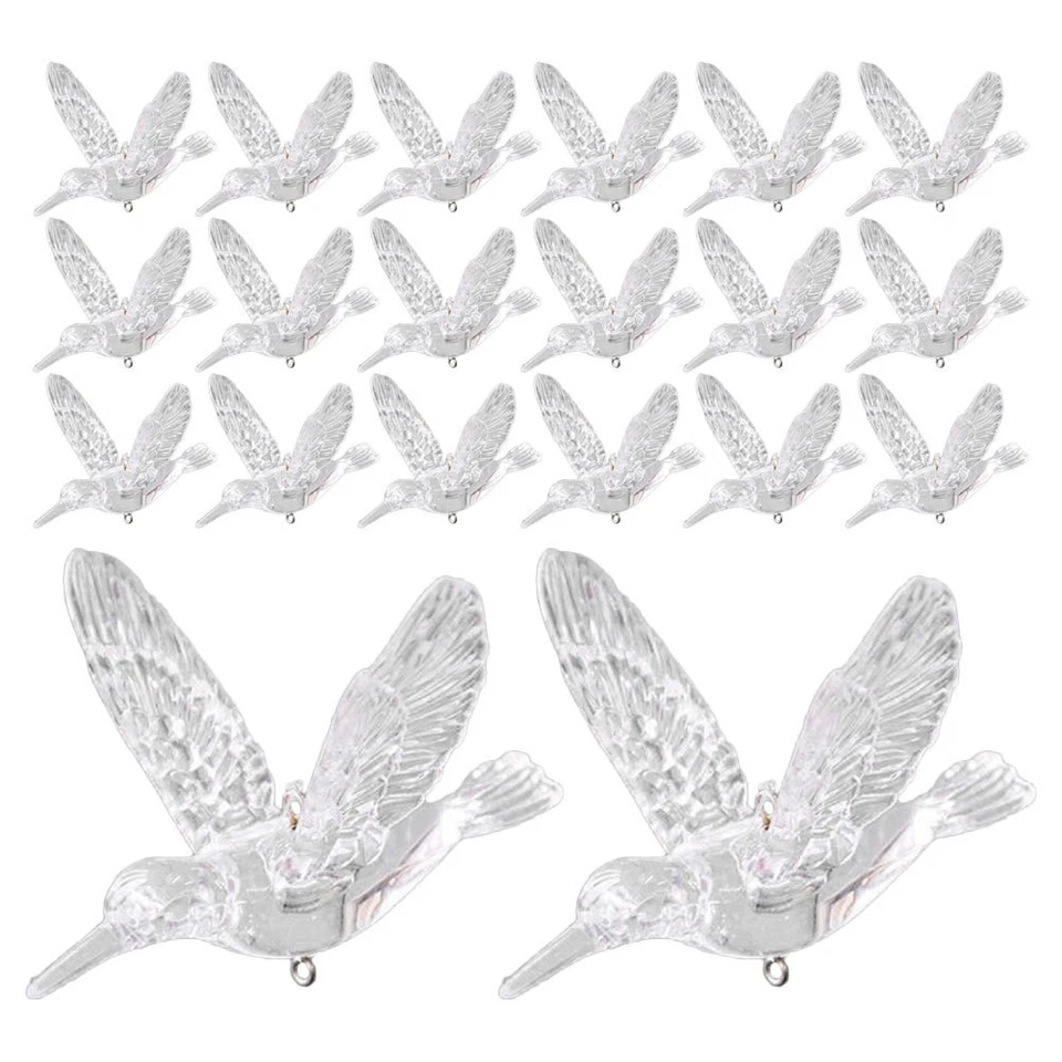 20 pezzi che trasparente soffitto decorativo decorativo decorazione per - Immagine 2 di 4