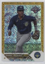 2023 Topps Pro Debut Chrome Gold Mini-Diamond Refractor 7/50 Daniel Vazquez 1dm4