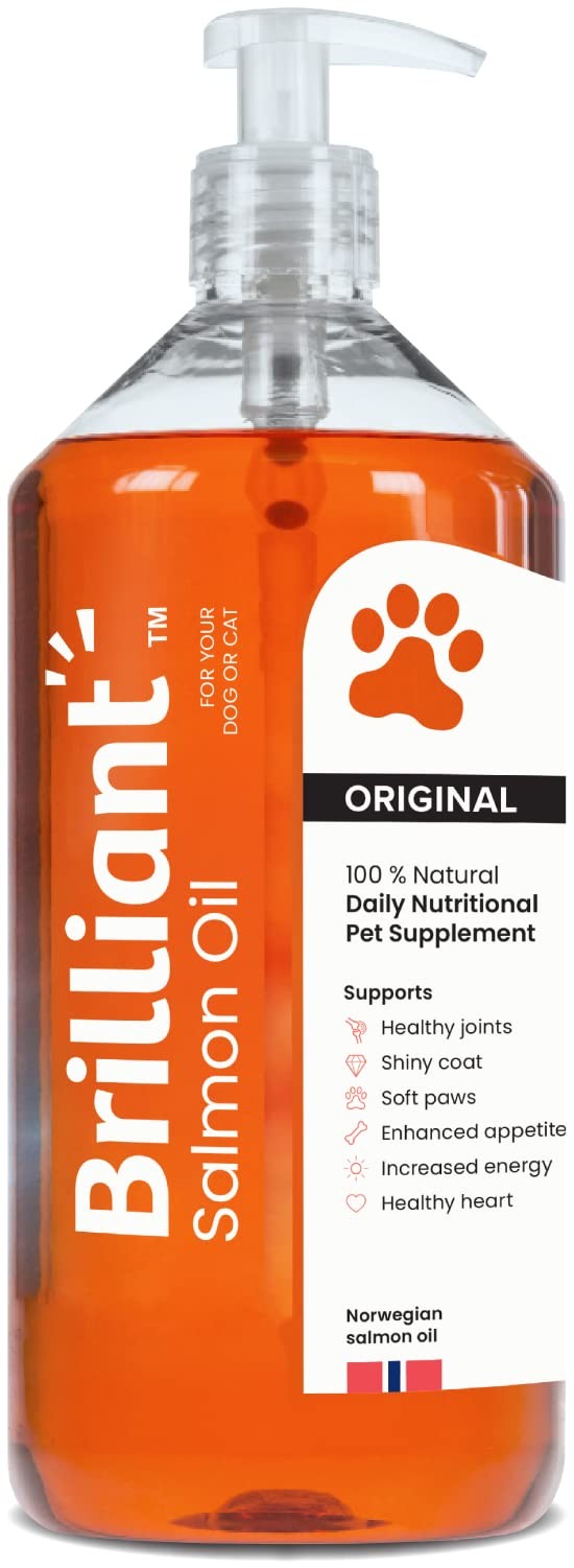 Hofseth Biocare Brilliant Salmon Oil for Dogs, Cats, Puppy, 1000 ml, 1 litre