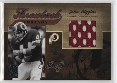 2005 Donruss Elite Throwback Threads 75/150 John Riggins #TT-9 HOF s3g