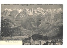 RPPC Wehrli 1911 Berner Oberland Swiss Alps Jungfrau Eiger Grindelwald Mountains