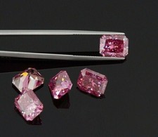 1 Ct Radiant Cut Pink Diamond VVS1 Ring High End Designer Jewelry