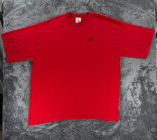Vintage Adidas Equipment Red T-Shirt Men 3XL Made In USA Big Logo Rare
