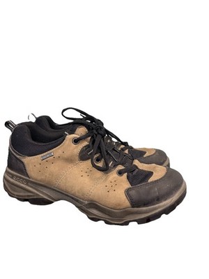 Ecco Men s Receptor Brown Hiking Boots/Shoes Gore Tex 39 Mountain Shoes