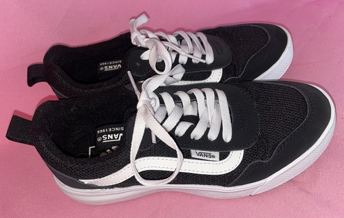 Sneakers VANS Off The Wall bianche e nere taglia Youth 4 nuove - Foto 2 di 9