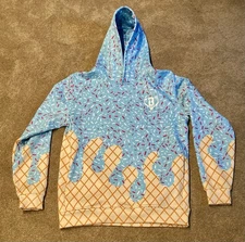 Baseball Lifestyle 101 Ice Cream Hoodie Mens Small Pullover