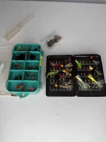 fly fishing flies poppers bass bluegill high quality collection