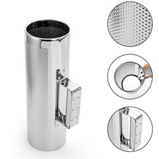 Stainless Steel Guiro with Scraper, 12" X 4" Professional Latin Hand Percussion