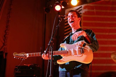 Singer guitarist Dave Longstreth of Dirty Projectors performs at t- Old Photo 1