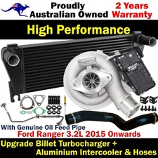 Billet Turbor&Intercooler+Hoses&Oil Feed Pipe For Ford Ranger 3.2L 2015 Onwards