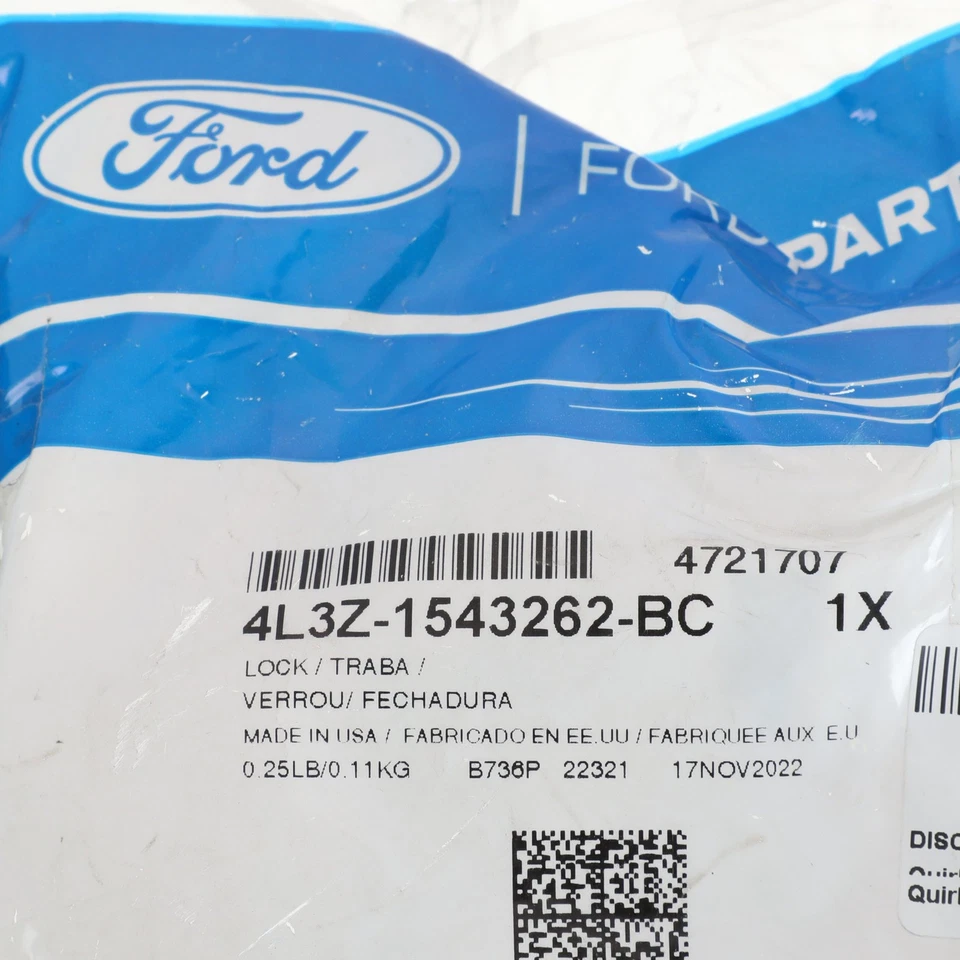 Genuine Ford 2004-2014 F-150 Explorer Sport Trac Mark LT Lock 4L3Z-1543262-BC - Image 3 of 3