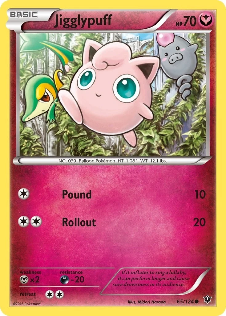Pokemon;Jigglypuff,65/124,NM