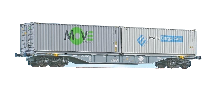 ACME 90188 Intermodal Wagon Type SGNSS MOVE And EVALS