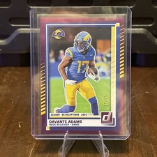 2025 Panini Donruss Davante Adams Purple Parallel 27/85