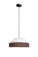 HäNgelampe Esstisch Schwarz Weiß Stoff Blendarm Wohnlich Ø45 Cm Pendelleuchte