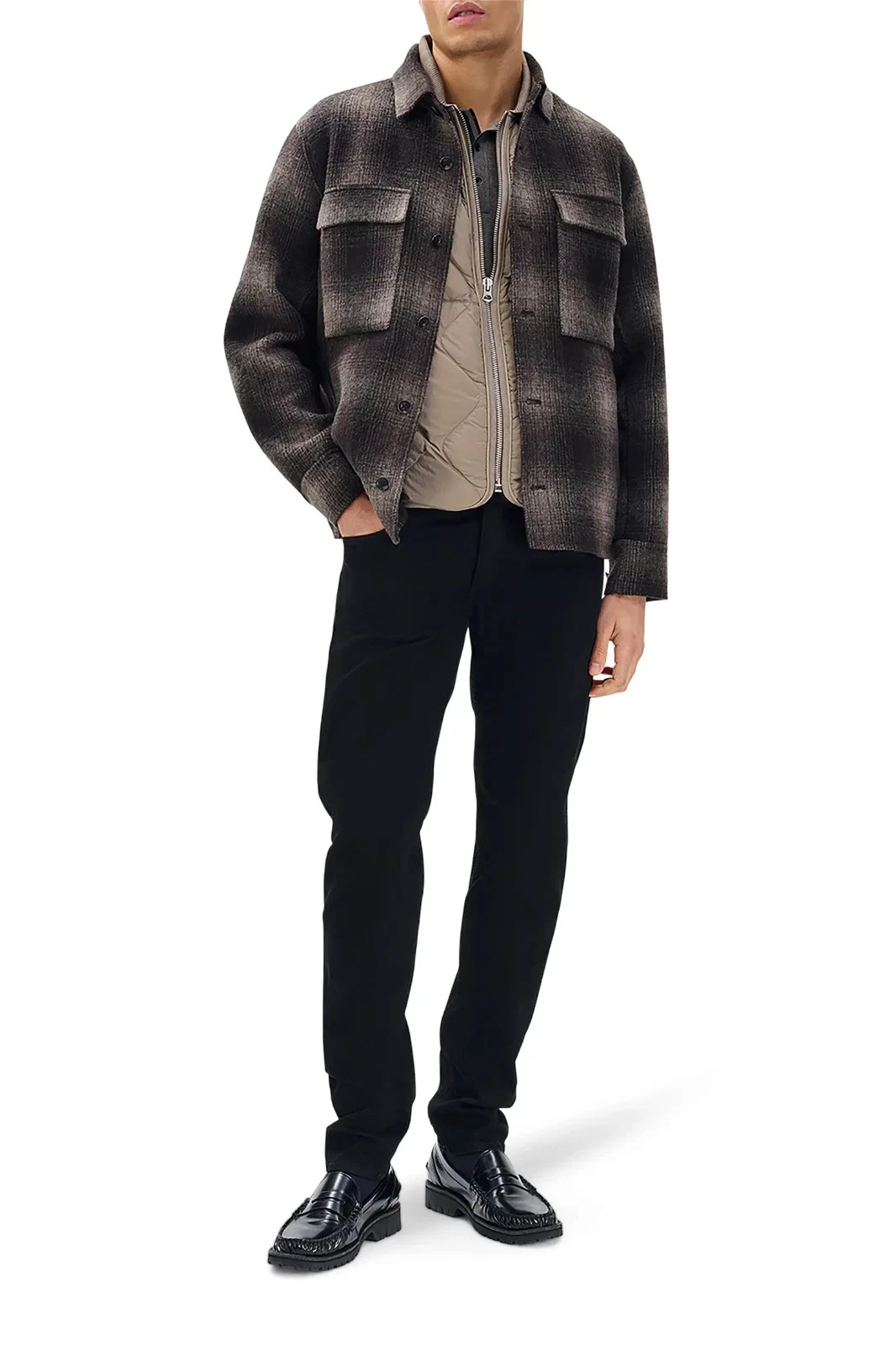Rag & Bone Brown Austin Wool Shirt Jacket MSRP $548 image 5