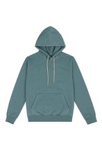 Plain Hoodie Sweatshirt Unisex Heavyweight Cotton Pullover Soft Warm