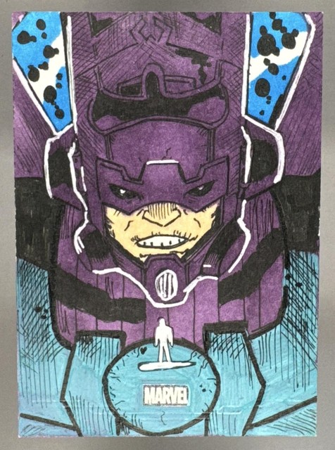 Galactus Sketch 1/1 von "Art of JoJo" 2026 Topps Marvel