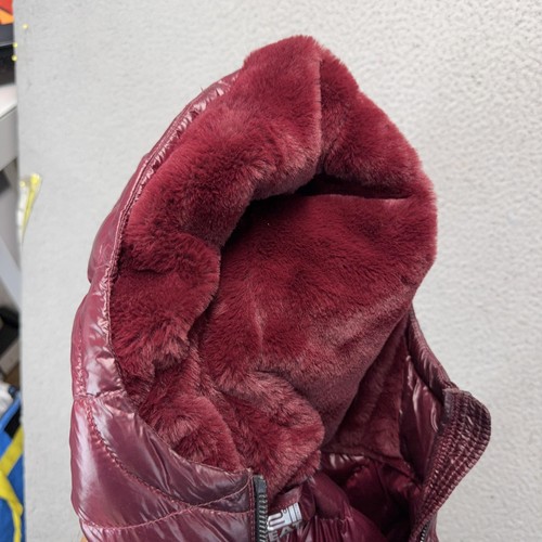 32 Degrees Heat Jacket Womens Medium Hooded Puffer Faux Fur Lined Outdoor Hiking - Picture 13 of 13