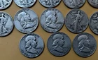 90% Silver Coin Lot – Walking Liberty & Franklin Half Dollars Pre-1965