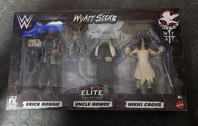 WWE Elite WYATT SICKS 3 Pack Figures Uncle Howdy Nikki Cross Erick Rowan Sick6