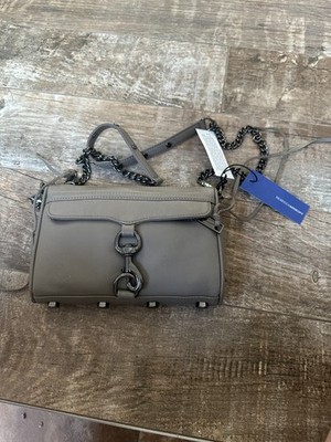 Brand New Rebecca Minkoff Mini Mac Crossbody Eclipse  Bag. $195. Color: Graphite