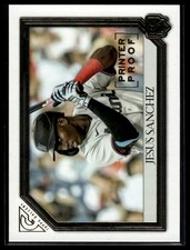 2021 Topps Gallery Jesus Sanchez Printer Proof #12 Miami Marlins